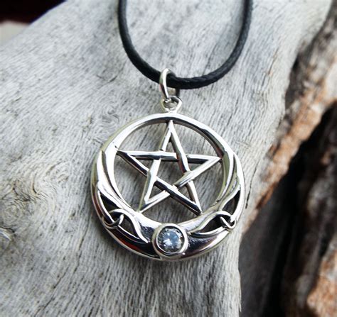 Wiccan symbol pendant